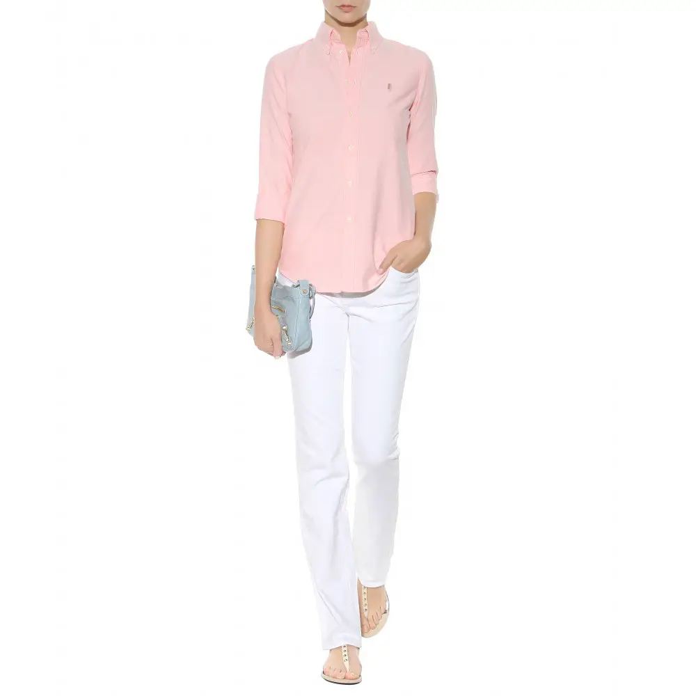 Loose Bf Style Classic Oxford Spinning Long sleeves Women's Shirt~Xs\S\M\L\Xl