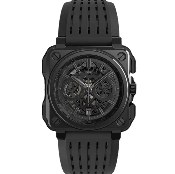 2021 Men's Foreign Trade WIS Merchandise Silicone Belt Breathable 6-pin Quartz Watch Factory Wholesale