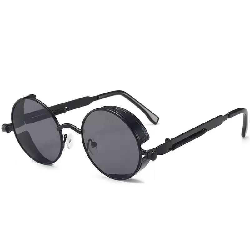 2025 New Street Photography Hip-Hop Punk Cross-Border Personalized Sunglasses Party Style Retro Series Fashionable and Versatile for Men and Women