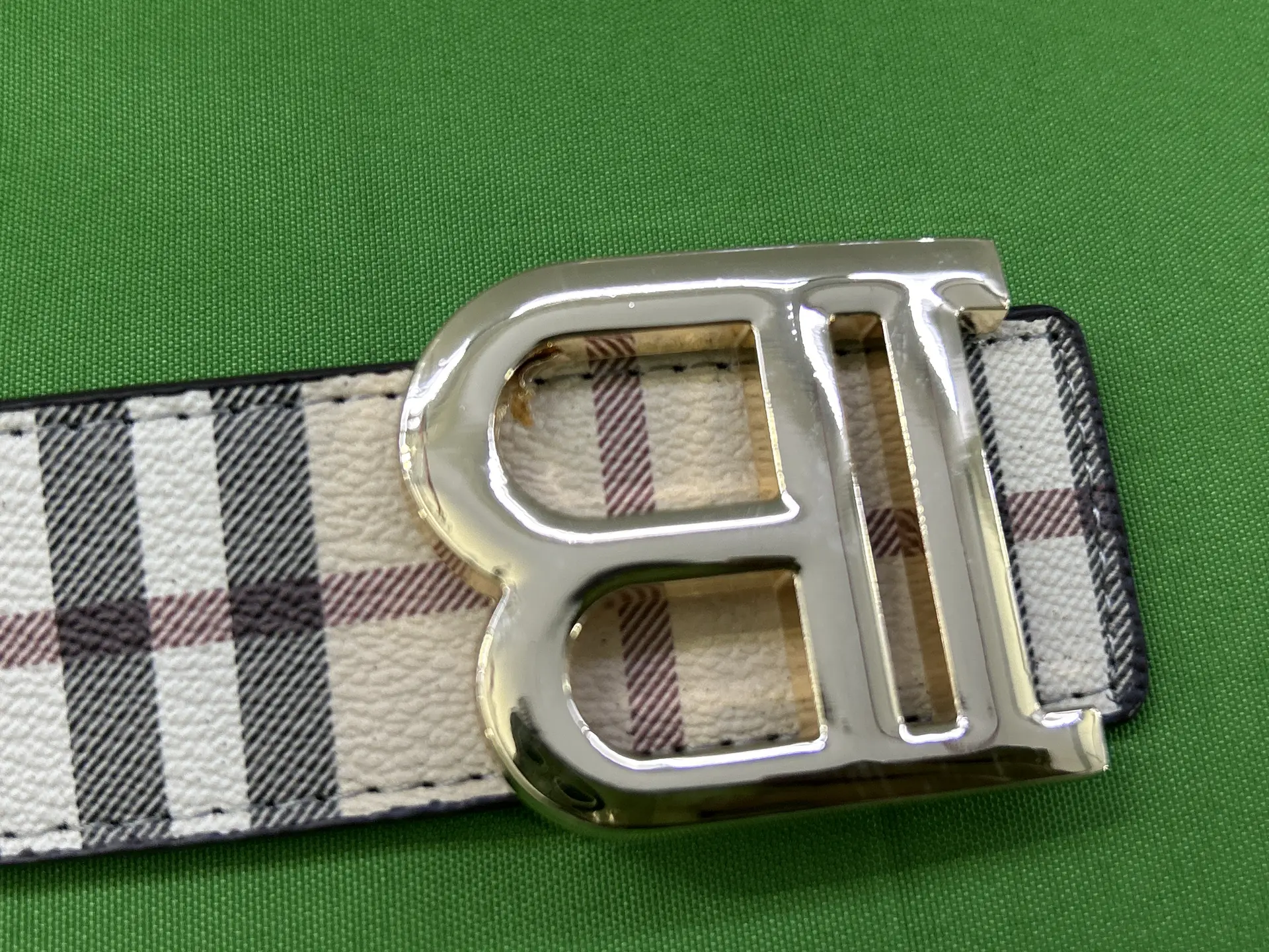 Burberry Check Belt