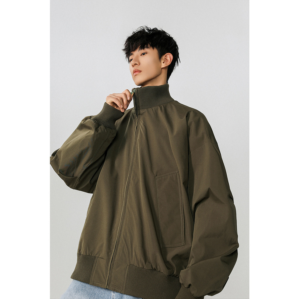 Spring and Autumn Flight Jackets for Men, Men's Autumn and Winter American-Style Casual Pilot Jackets, Baseball Jackets, Cool Jackets