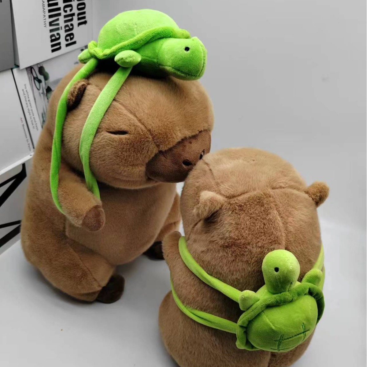 Net red capabala capybara stuffed toy capybara Turtle backpack capybara children doll