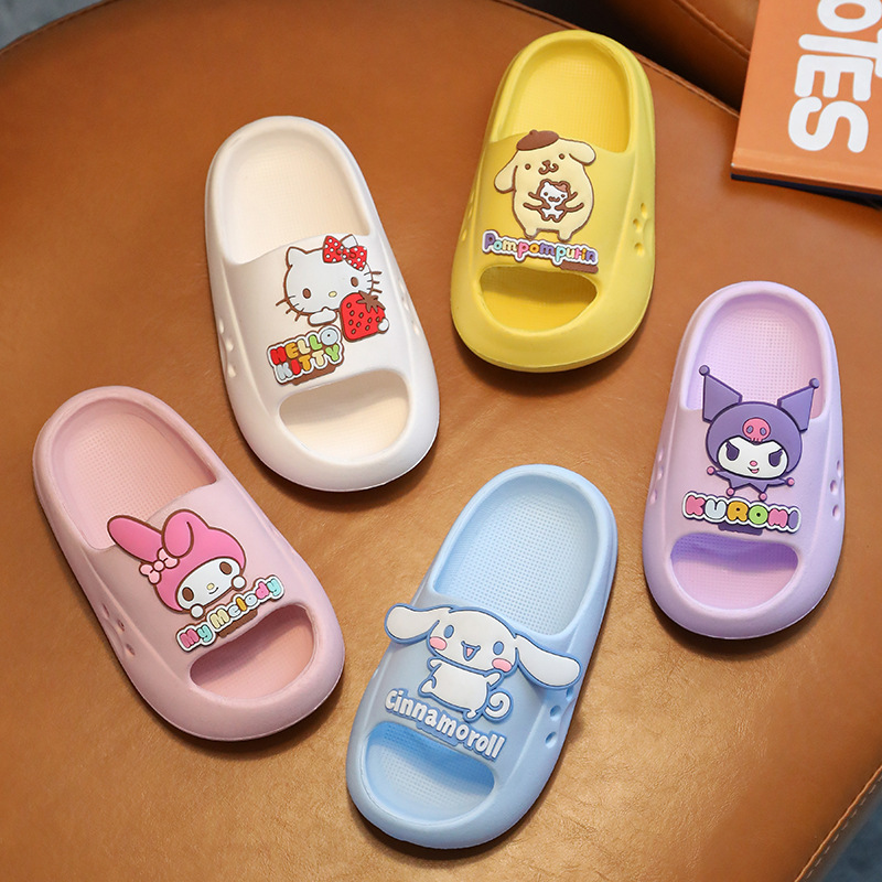 Customized Kidsren's Slippers Baby Non-Slip Bathroom Sanrio Cute Princess Indoor and Outdoor Home Boys and Girls Slippers