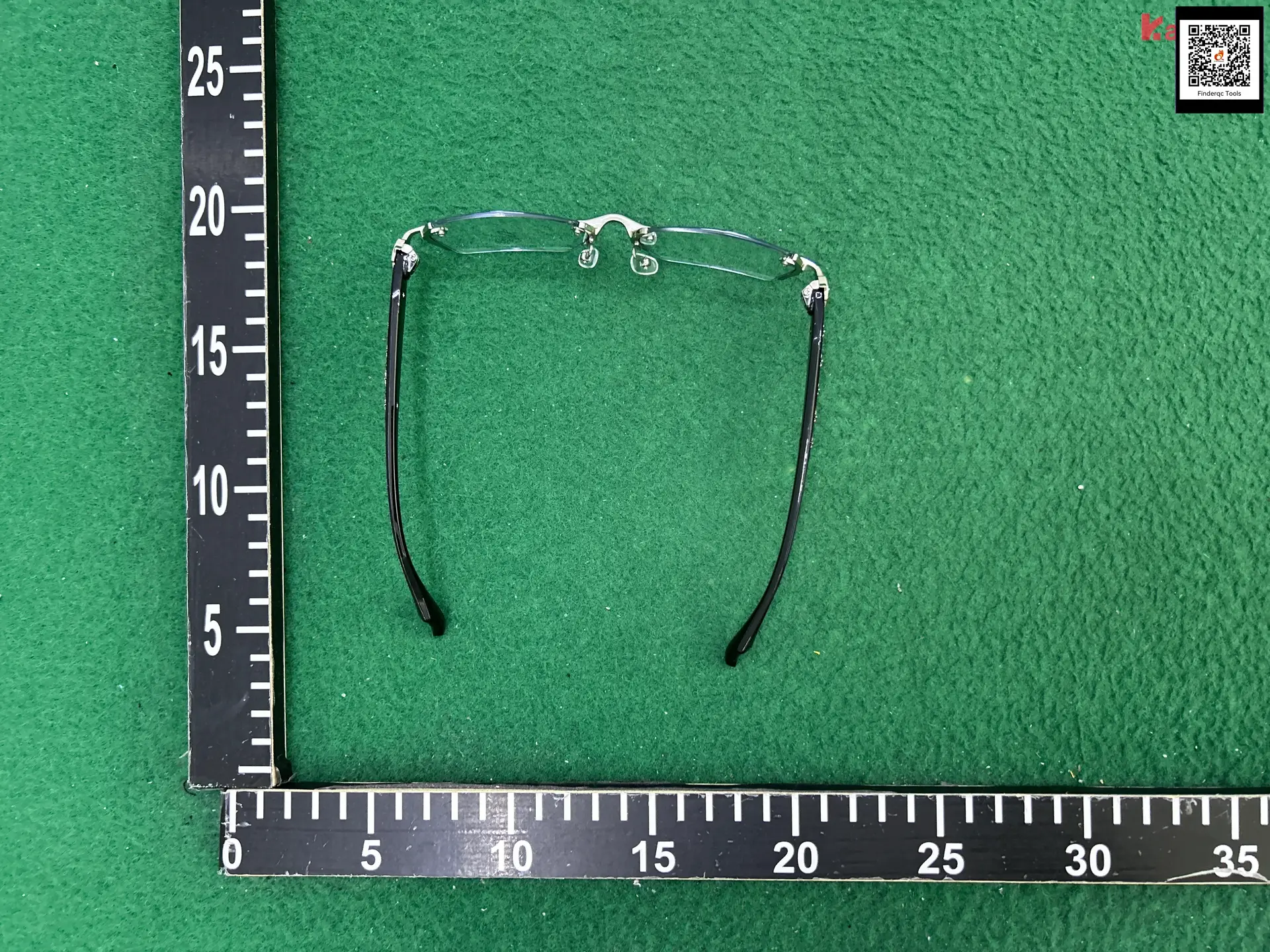 2024 New arrival Anti-Blue Light Frameless Edge-Cut Female Metal Heavy Craftsmanship Plain Glasses Y2K Retro Sexy Fashion Wind
