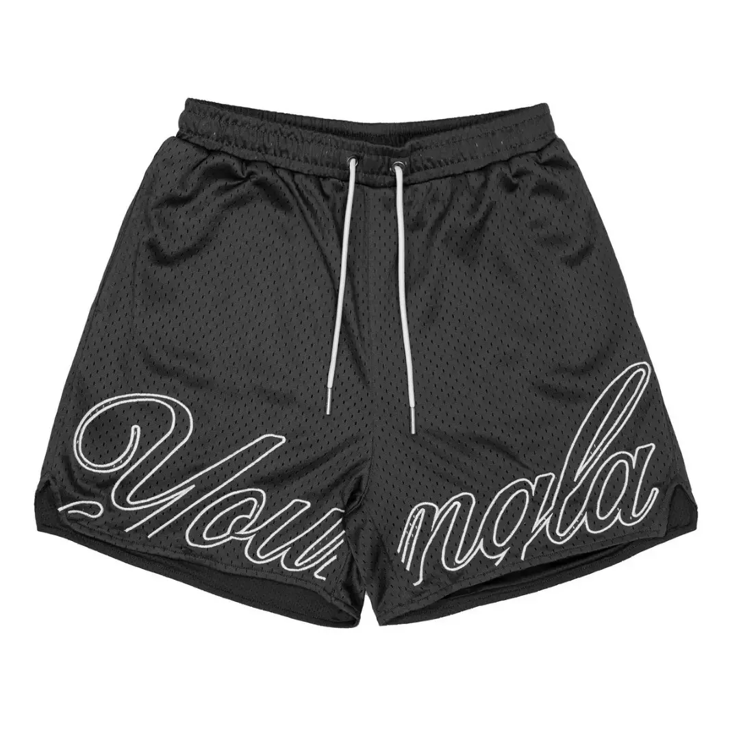 YOUNGLA Summer New Men's Shorts Sports Fitness Leisure Beach Pants Outdoor Running Training Shorts
