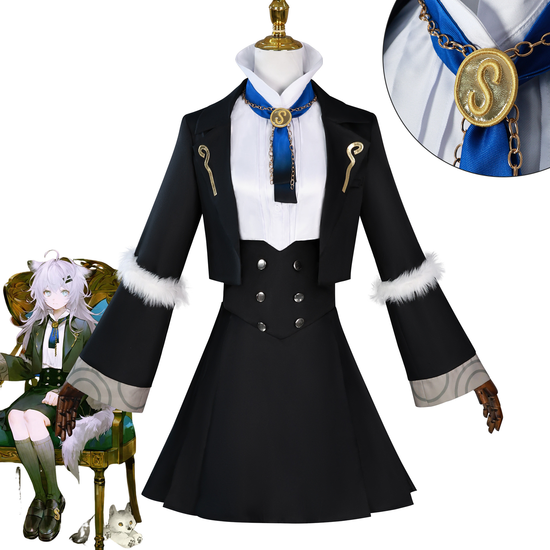 North Water Trade Laprand cos Suit Tomorrow Ark Young Laprand Little Laprand cosplay Suit