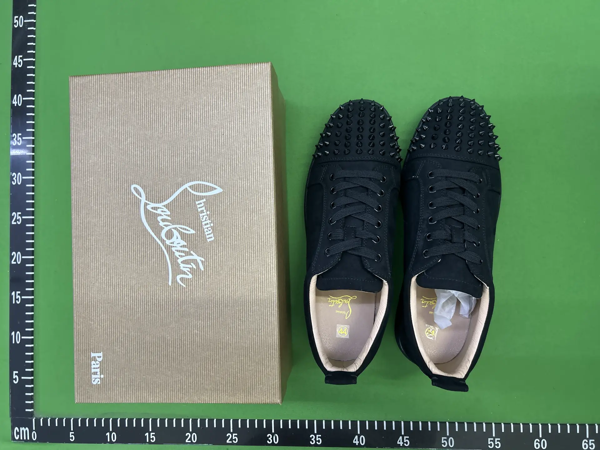 Christian Louboutin Spiked Sneakers Black