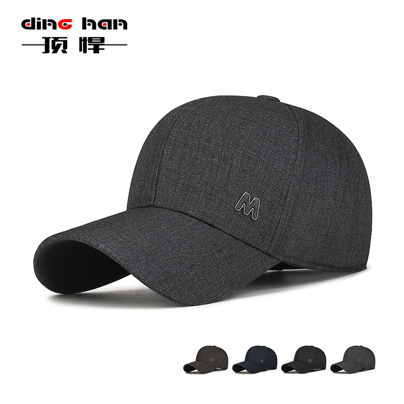 Spring New Hard Top Business Cap Men's Middle-aged Dad Outdoor Casual All-match Sun Protection Baseball Cap