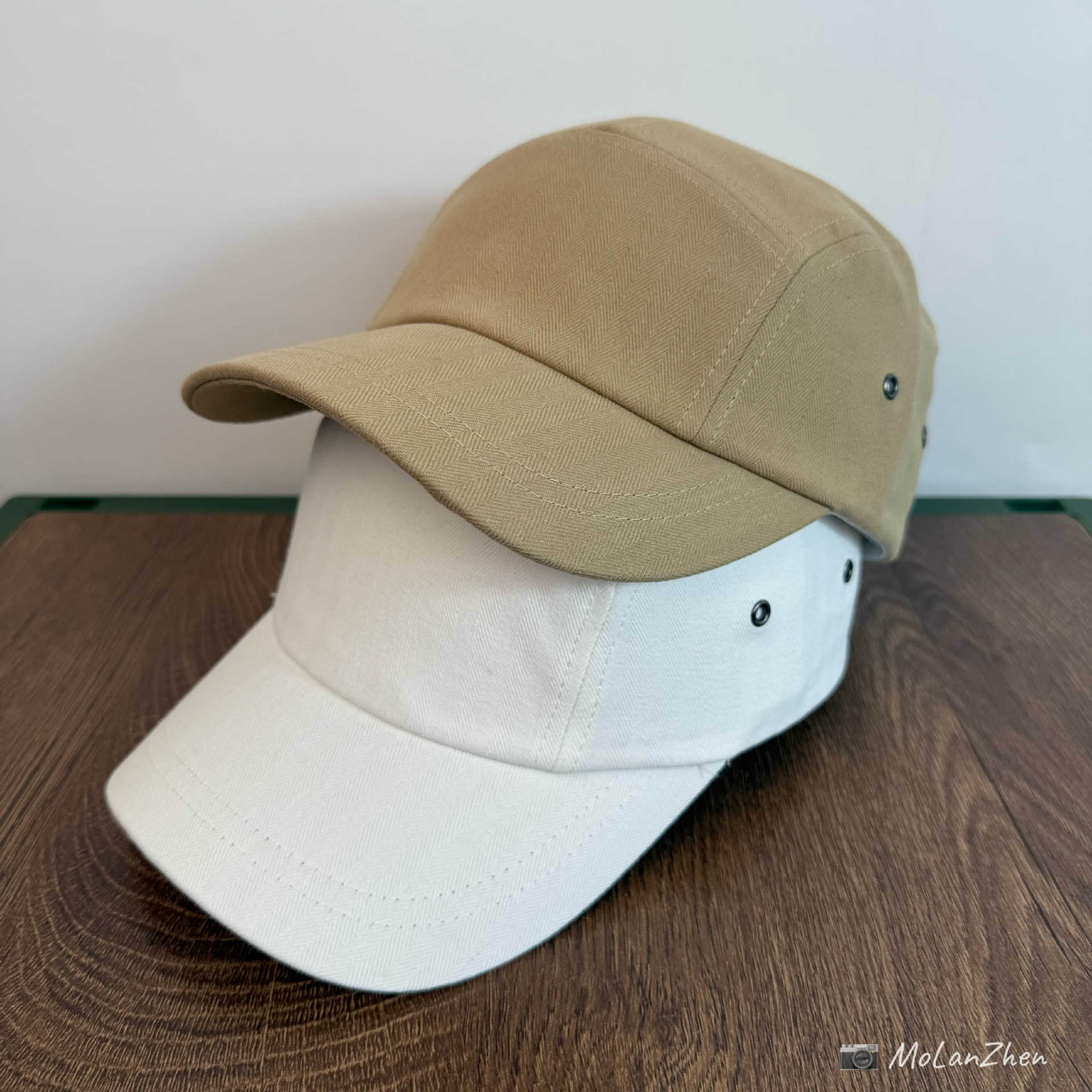 Japanese-Style Five-Panel Short-Brim Baseball Cap, Washed Pure Cotton Hip-Hop Street Dance Cap, Adjustable High-Quality Breathable Peaked Cap