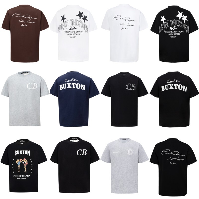 New American Cole Buxton Short-sleeved Men's Couple Ins High Street Spring Summer Loose T-shirt Men's and Women's CB Trendy