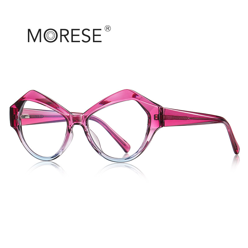 TR90 anti-blue light glasses 2159 rainbow color personality niche plain glasses trendy street shot glasses frame ins style in stock