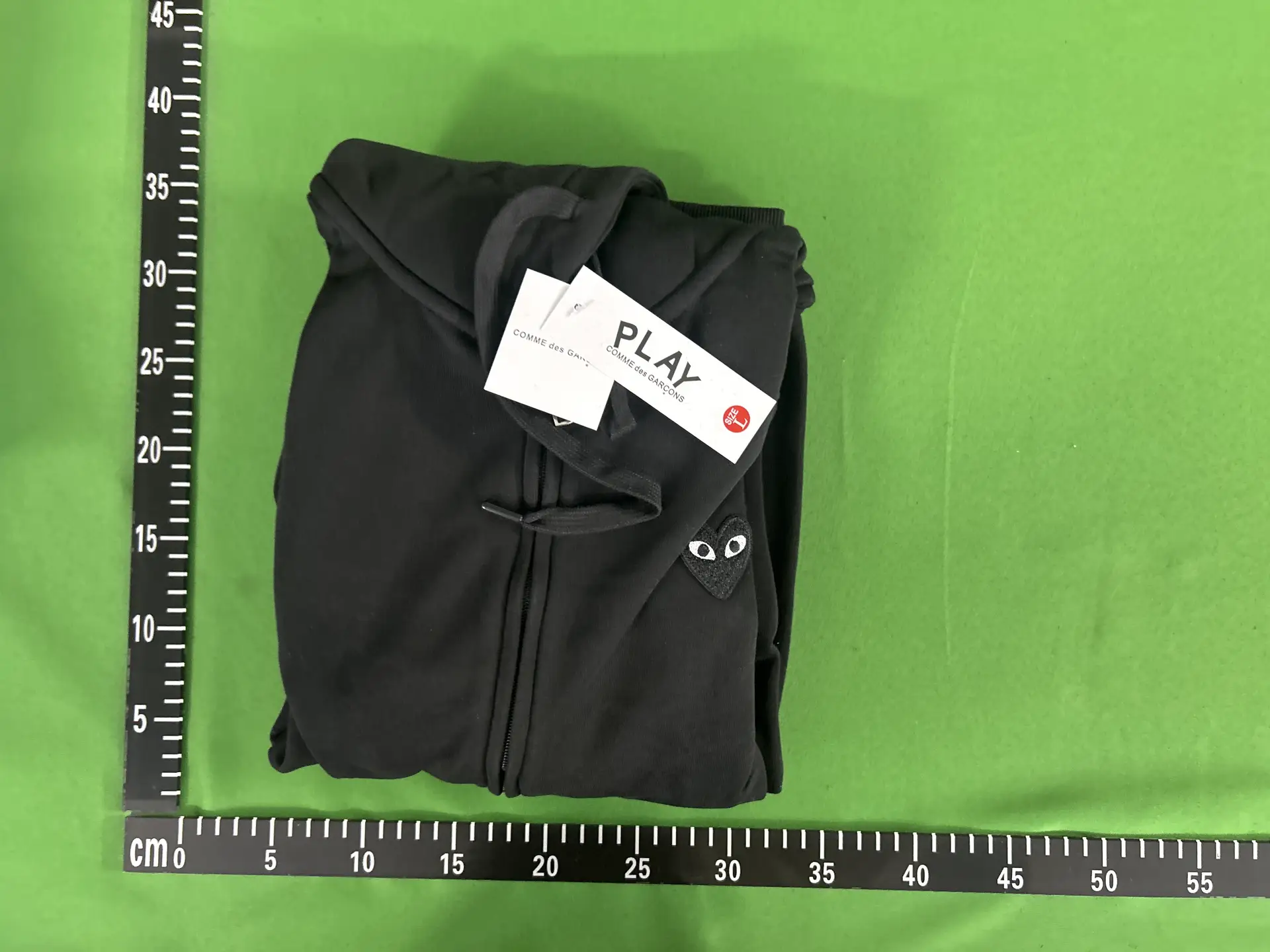 Comme des Garçons PLAY Black Heart Zip Hoodie