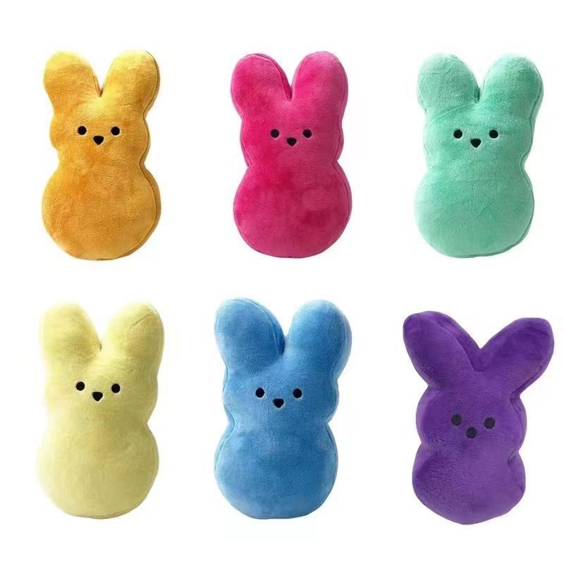 Amazon Cross Border New Easter Bunny peeps15 cm Plush Toy Doll Birthday Gift