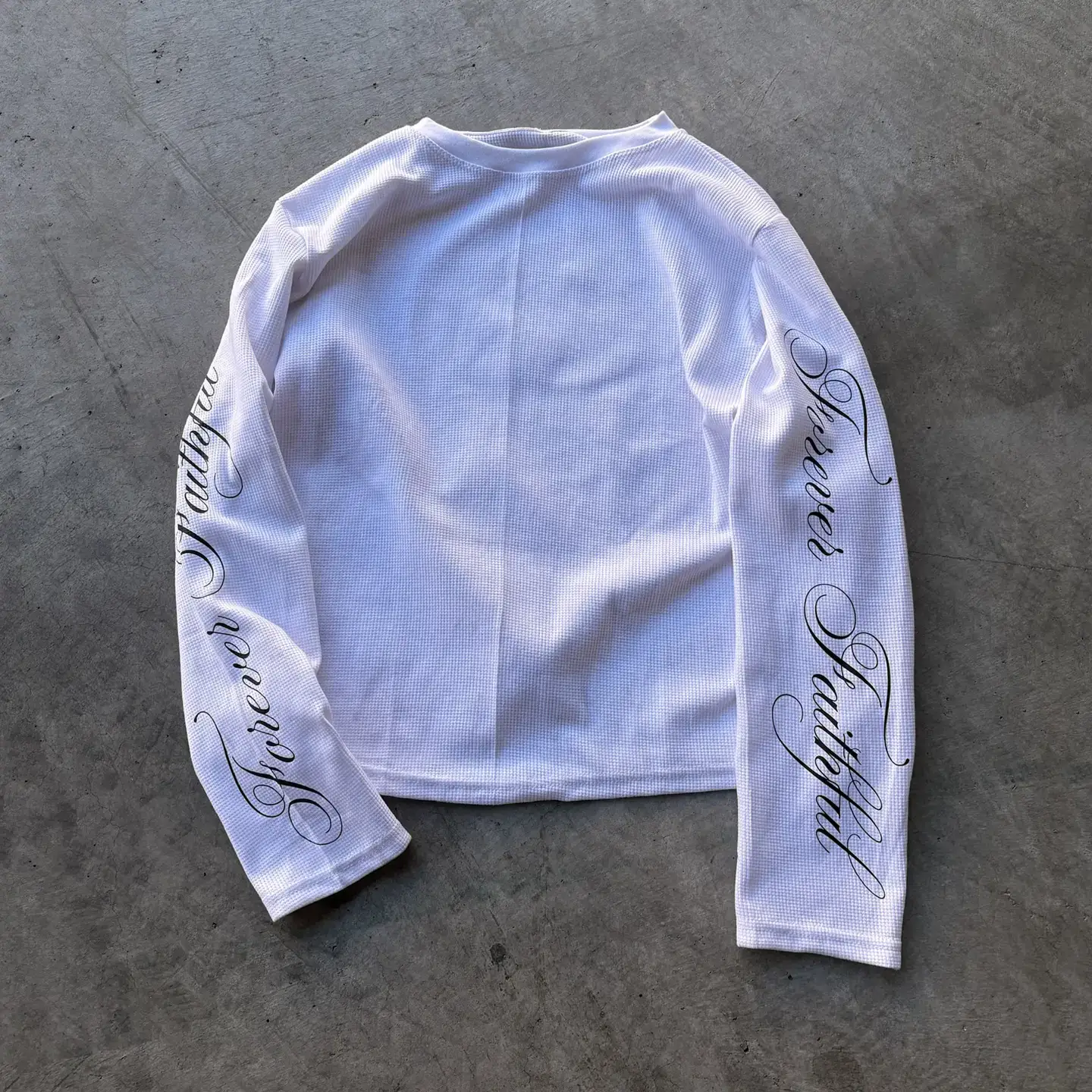 Forever Faithful Long Sleeve Waffle T-Shirt