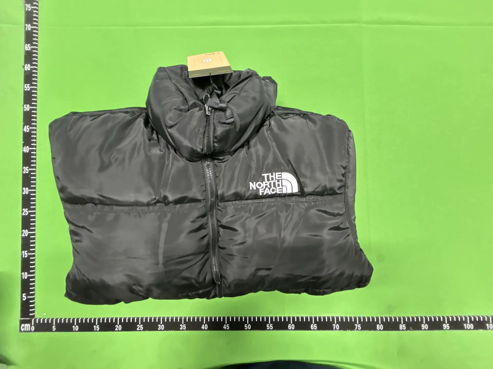 The North Face black puffer jacket
