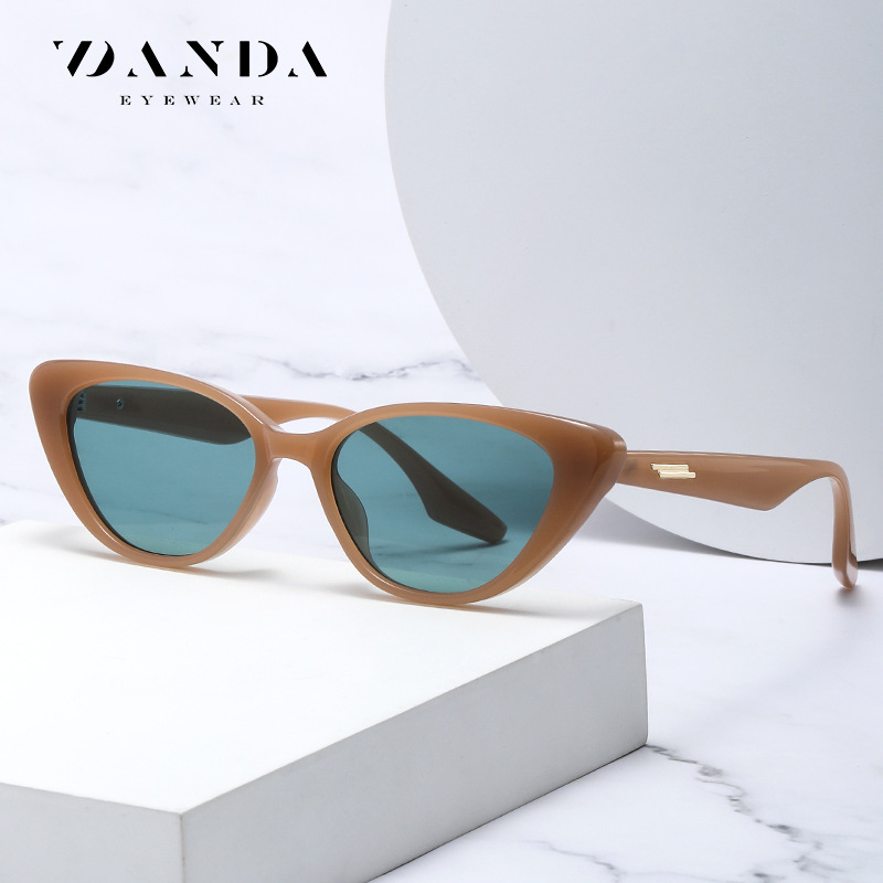 Cross-border New Personalized Sunglasses Women's European and American Trendy Cat's Eye Sunglasses 6304 Internet Celebrity ins Trendy Brand Sunglasses