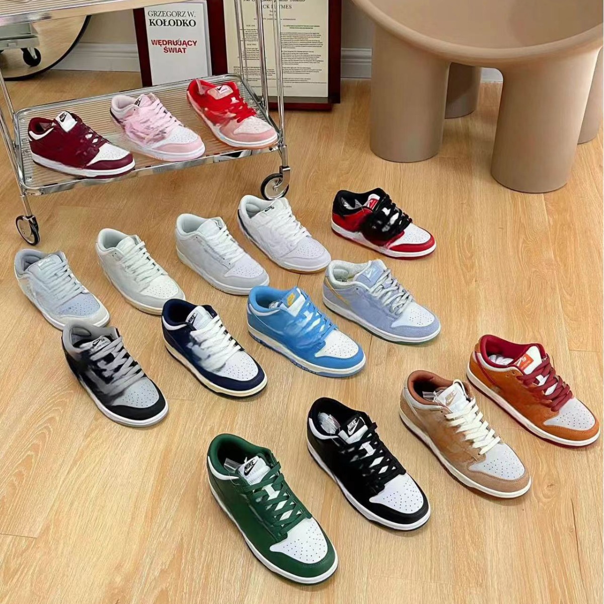 Pure original dunk black and white panda North Carolina blue white gray wine red white green men's and women's vintage board shoes SB joint sneaker
