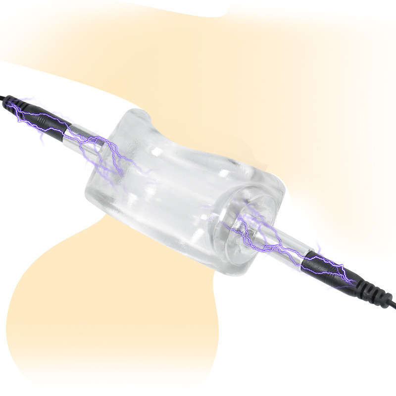 [Remote Control Electric Shock Series] Male Electric Shock Locking Spermatotor Ring Scrotum Bound Ring Couple Sex Delay Desensitization