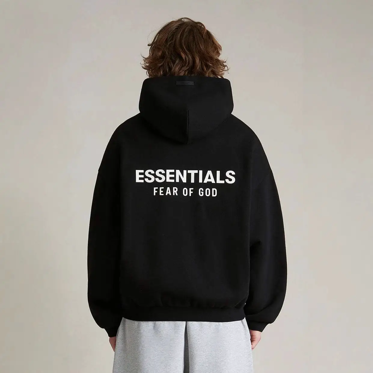 Cross-Border 25Ss 24Fw Hooded Sweatshirt Essentials Trendy Brand Hoodie Hoodie Stereo Silicone Printing