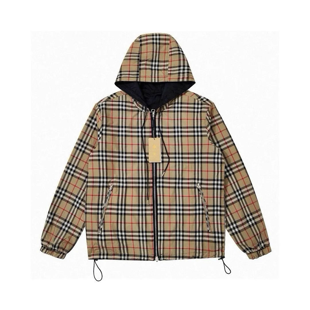 Burberry Check Hooded Jacket