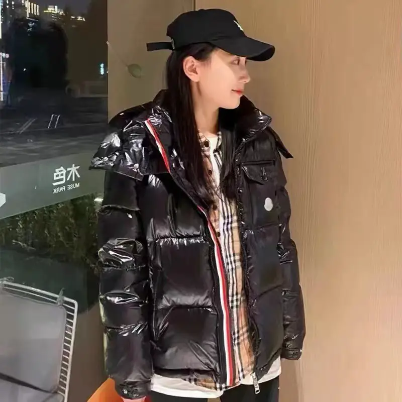 2024 new Mengjia winter down and cotton jacket for men and women cross-border foreign trade Korean version classic loose and thick couple jacket