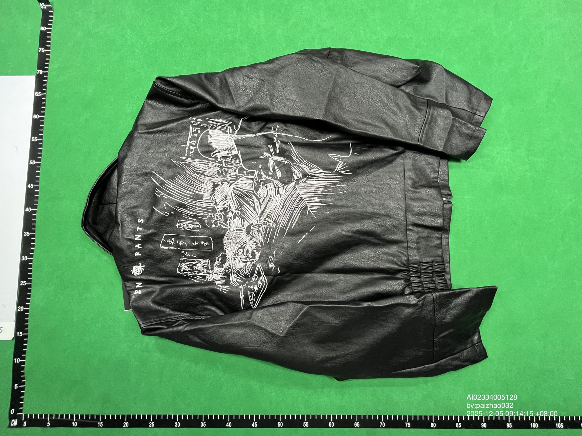 Independent Erd (Emotional Regulation and Distress) Wealthy Second-Generation Custom-Dyed Large Smoke-Dyed Cleanfit Leather Jacket Barn Style Girl Outfit QC