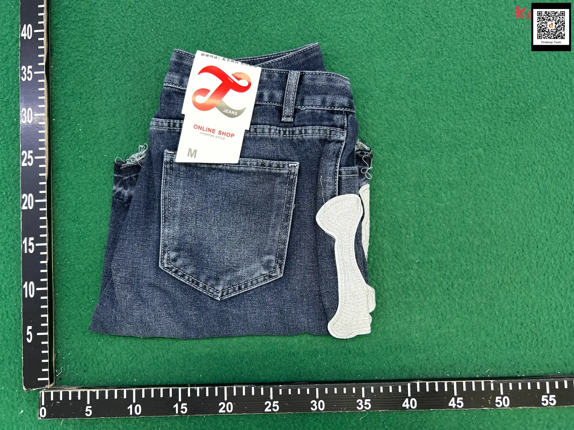 Retro Hollow Denim Sports Shorts Couple Trendy Shorts