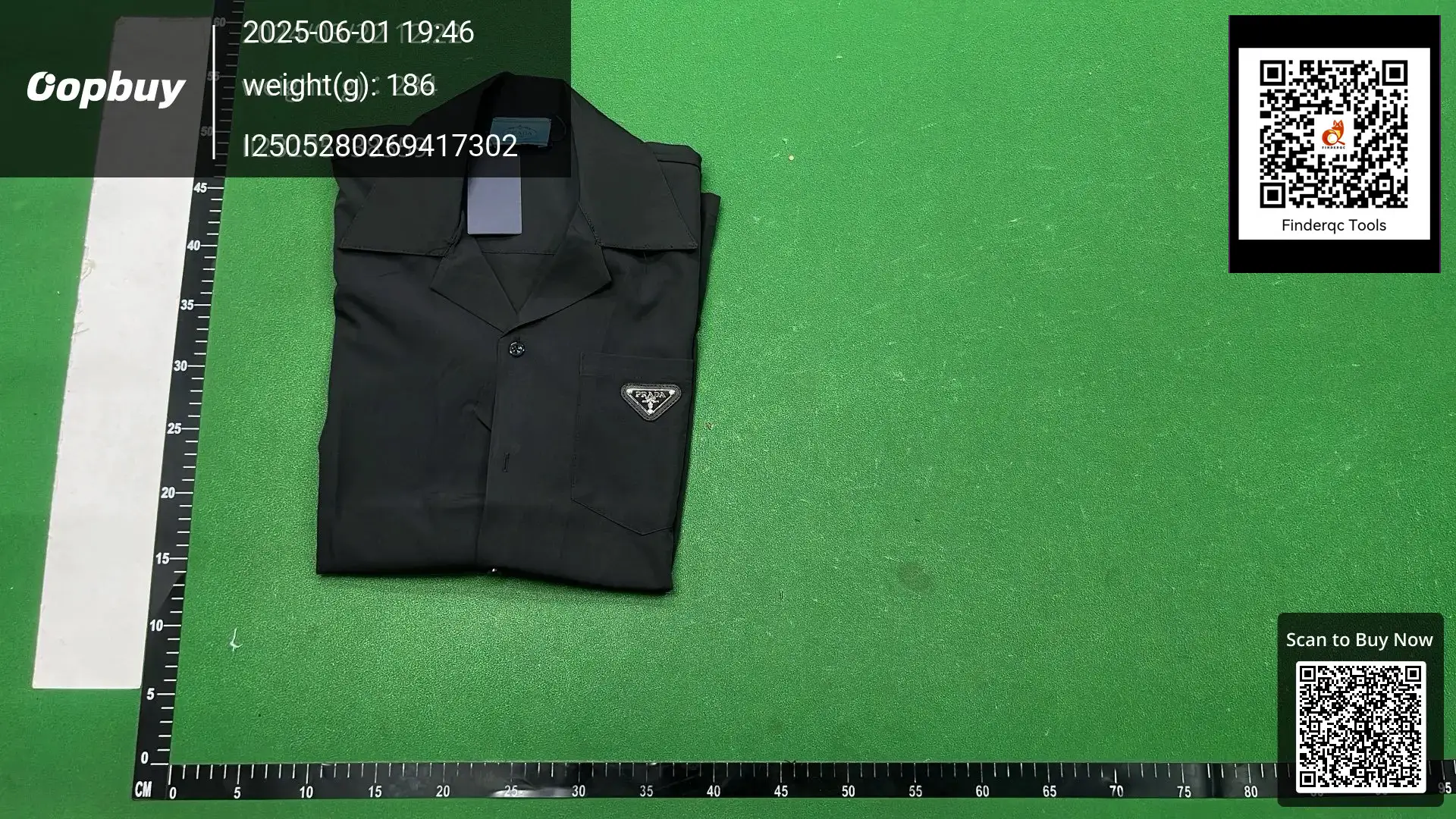 Prada Black Short Sleeve Shirt
