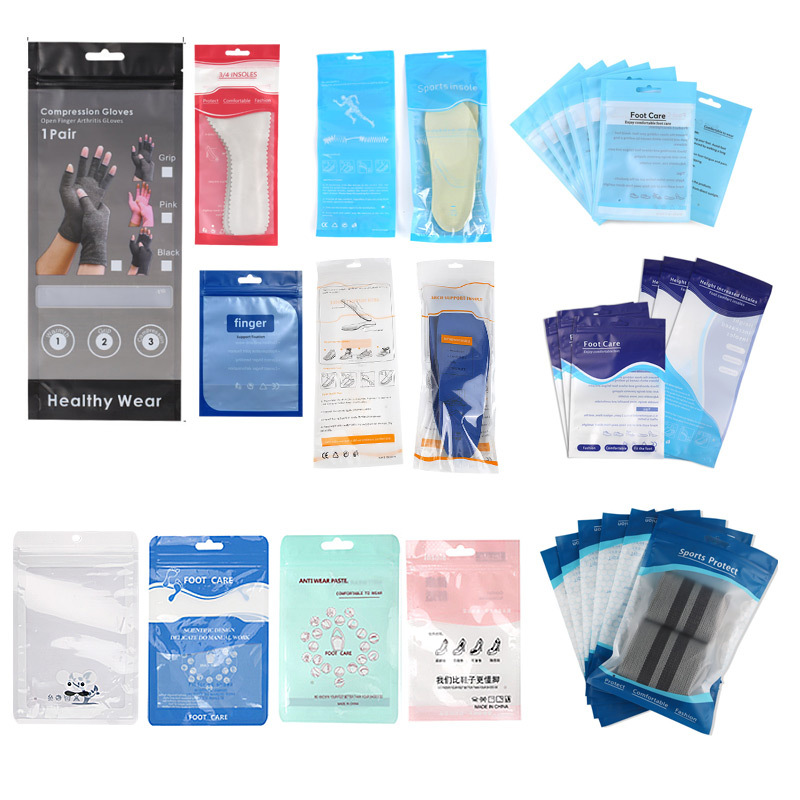 English Color-Coded Neutral Composite Bags, Self-Sealing Bags, Composite Zipper Bags, Shoe Insole Packaging Bags, Boxes, Available for Order