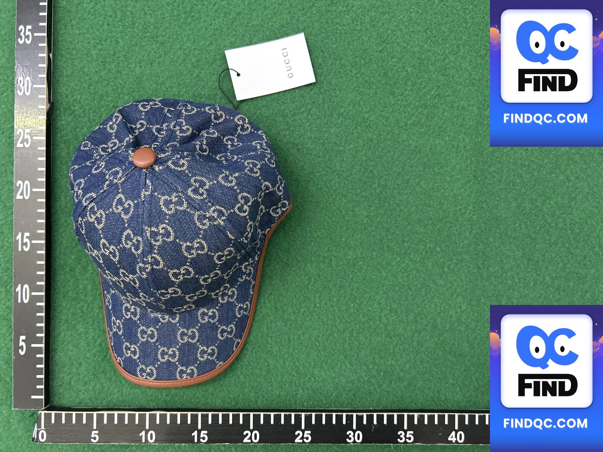 Gucci GG Denim Baseball Cap QC