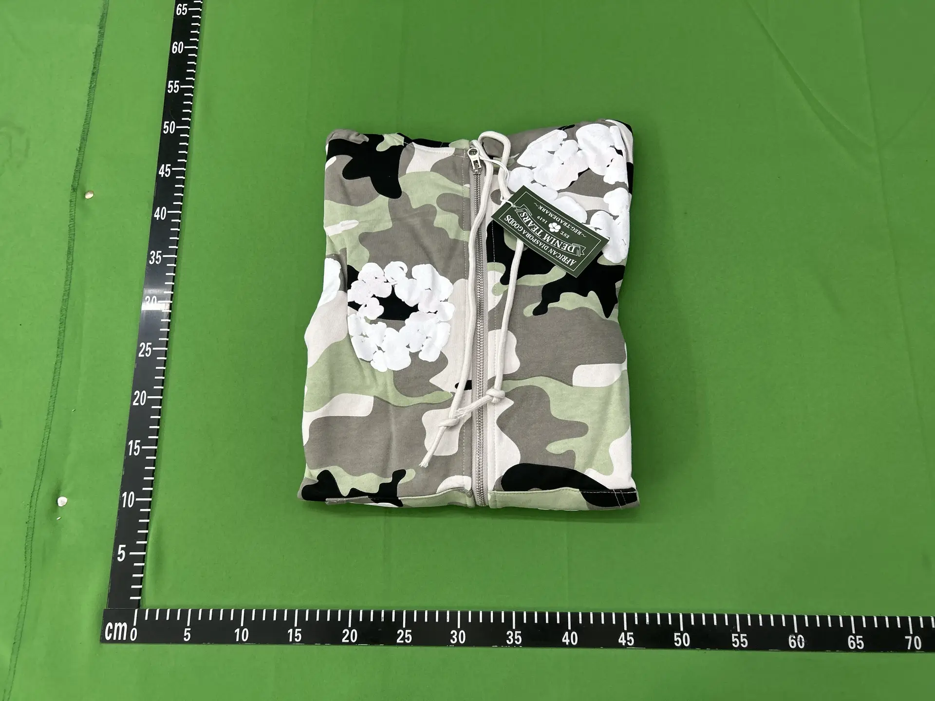 Cross-Border European and American Trendy Brand Hip-Hop Full-Print Camouflage Kapok Foam Print Hoodie Sweatshirt Men's and Women's Pants Suit