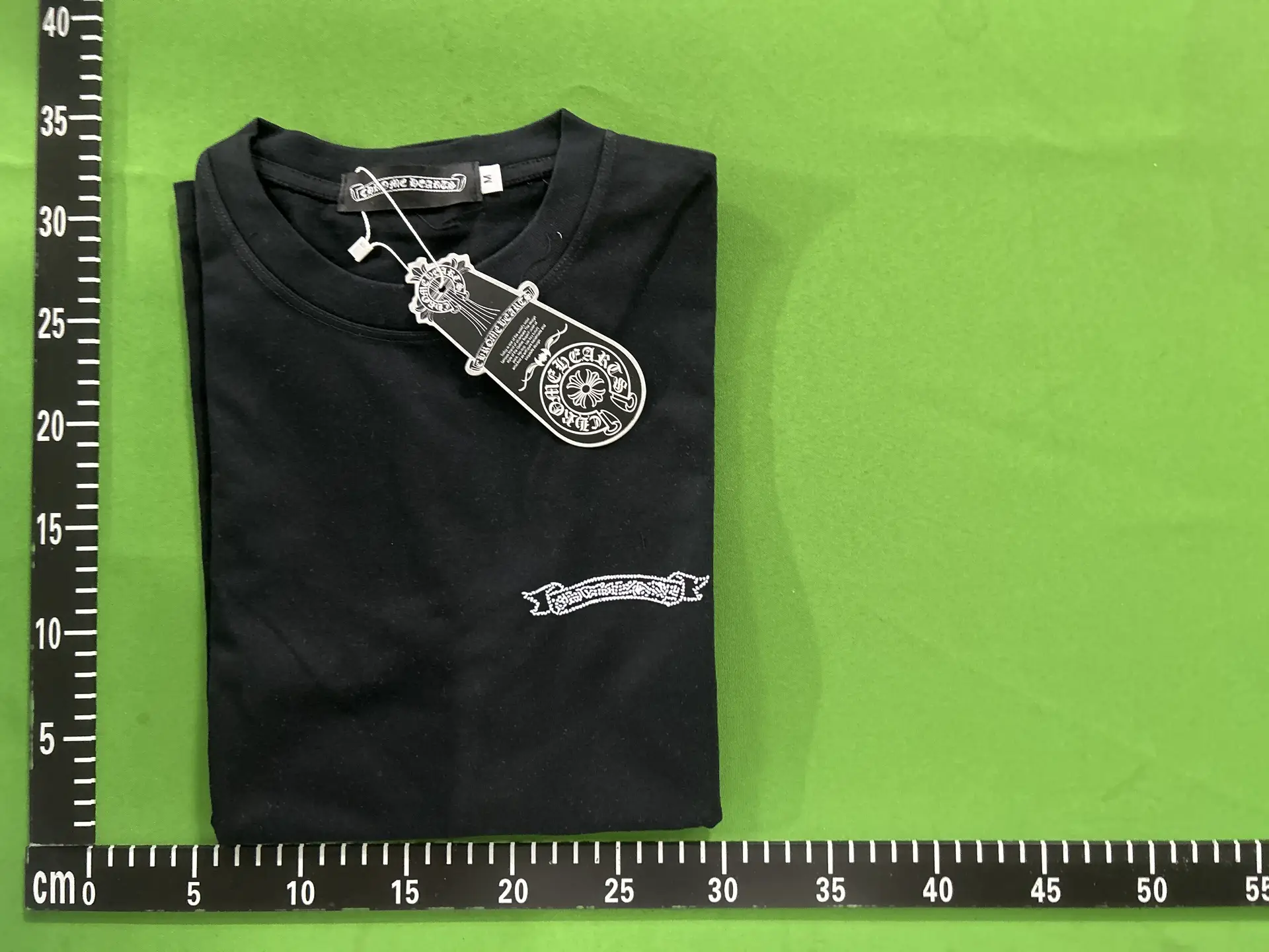 Chrome Hearts Horseshoe Cross Short-Sleeved T-Shirt Black