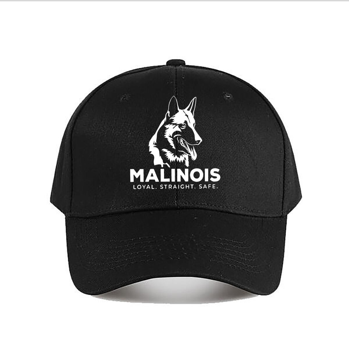 Custom Malinois Belgian Shepher Baseball Cap