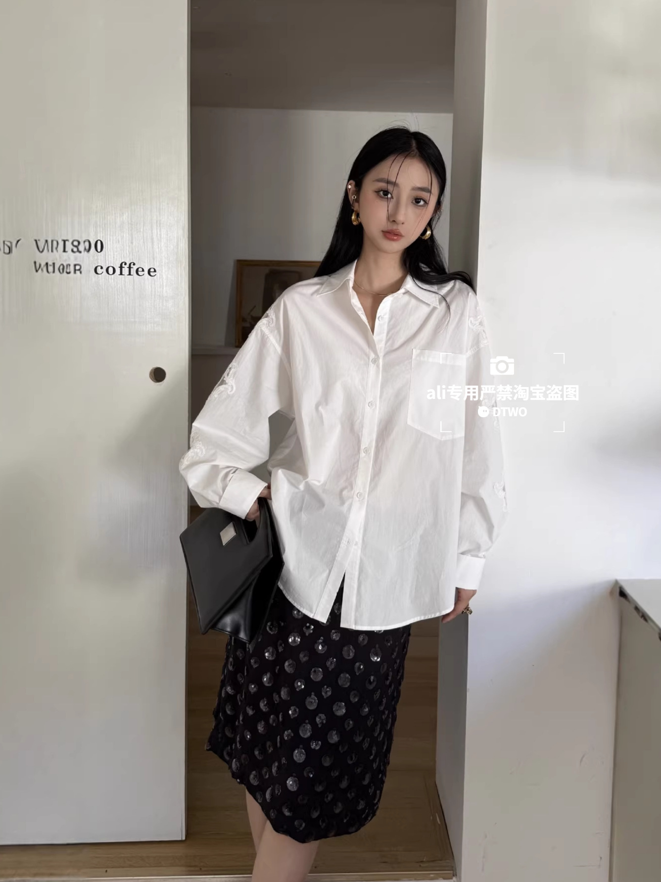 Dtwo Spring and Summer New Original Design Thirteen Lines Women's Clothing Wholesale Niche Imiss Design Shirt 6115218