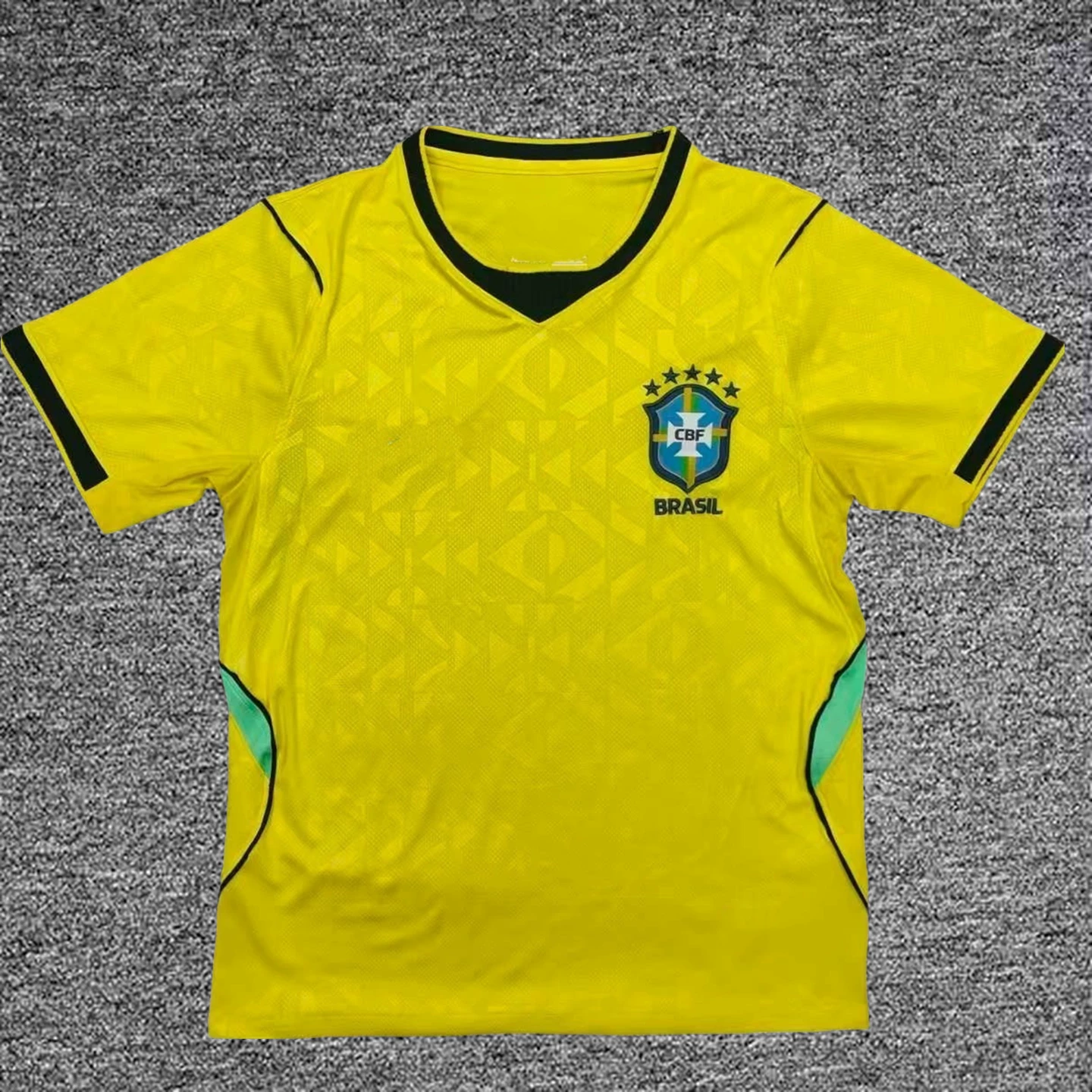 26th season Brazil home and away plus size football jersey, Brazil football shirt, chubby style jersey