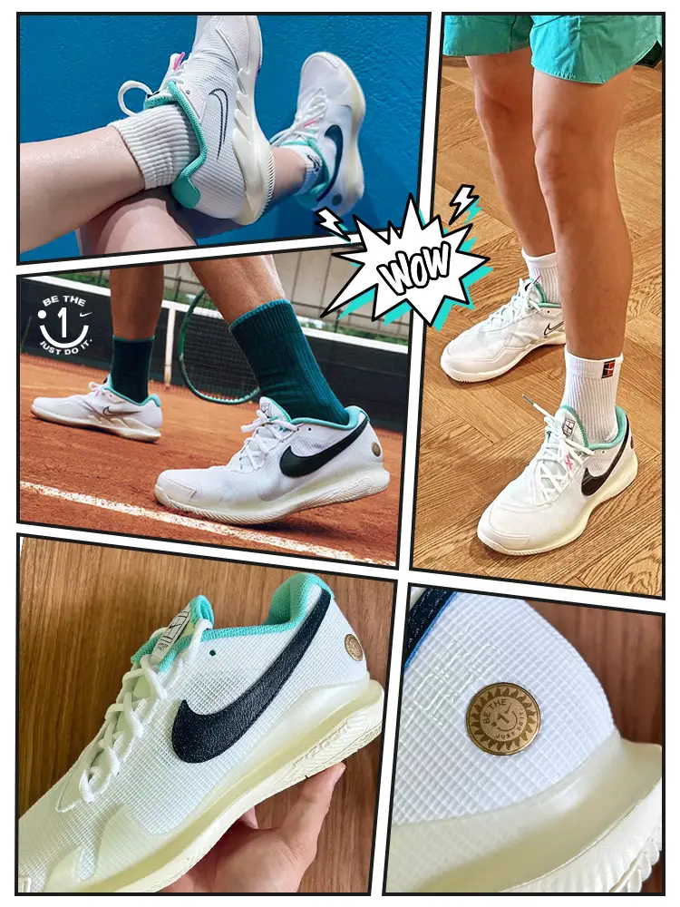 Nike Vapor Pro Tennis Shoes for Men, Nike Original Federer Model Air Zoom Professional Air Cushion Cushioning for Women