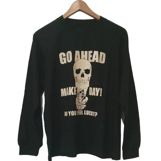 HYSTERIC American High Street Dark Hip Hop Rock Trendy Long Sleeve T-shirt Loose Vintage