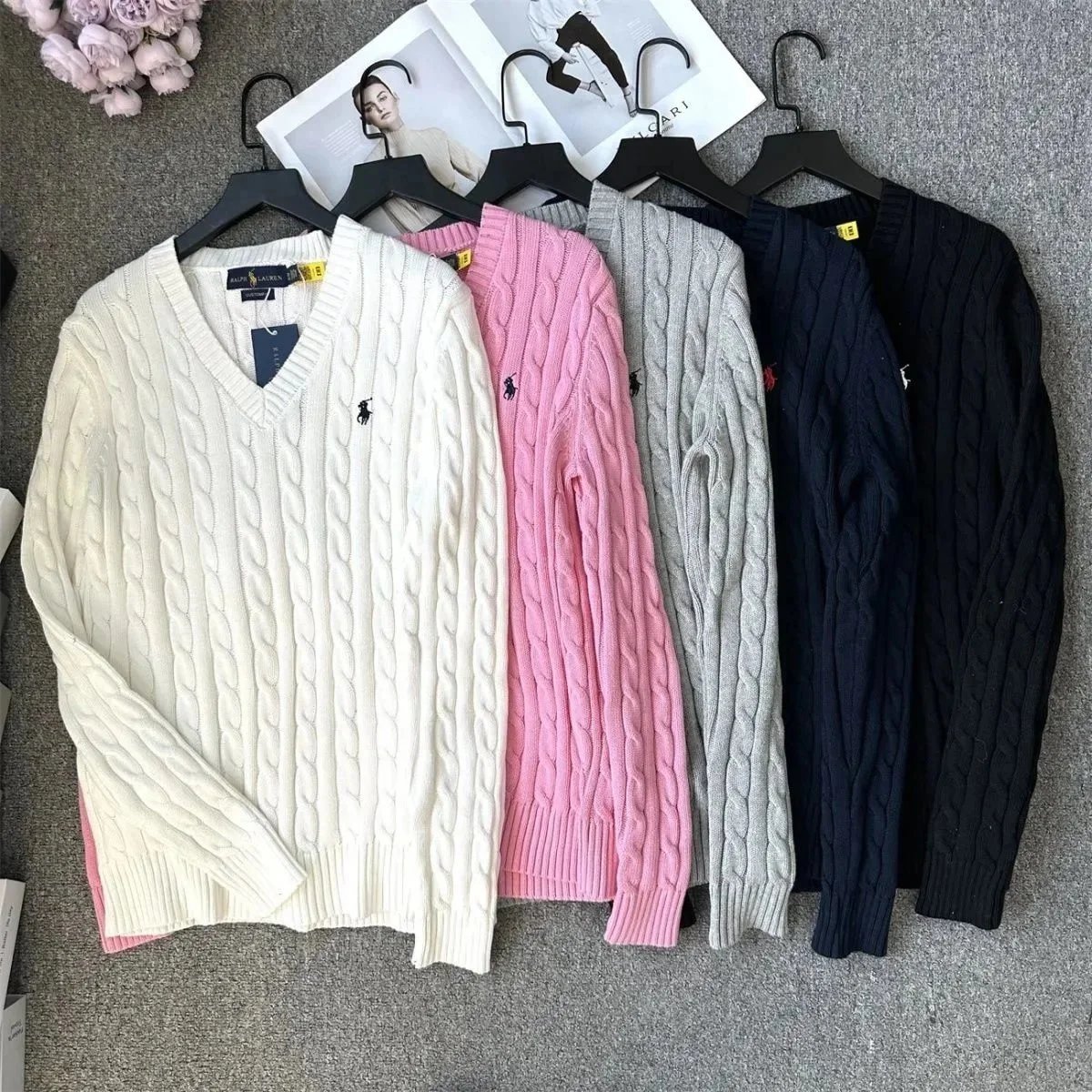 RALPH LAUREN Cable Knit Sweater QC-Foto von WEIDIAN auf Qualit.ly