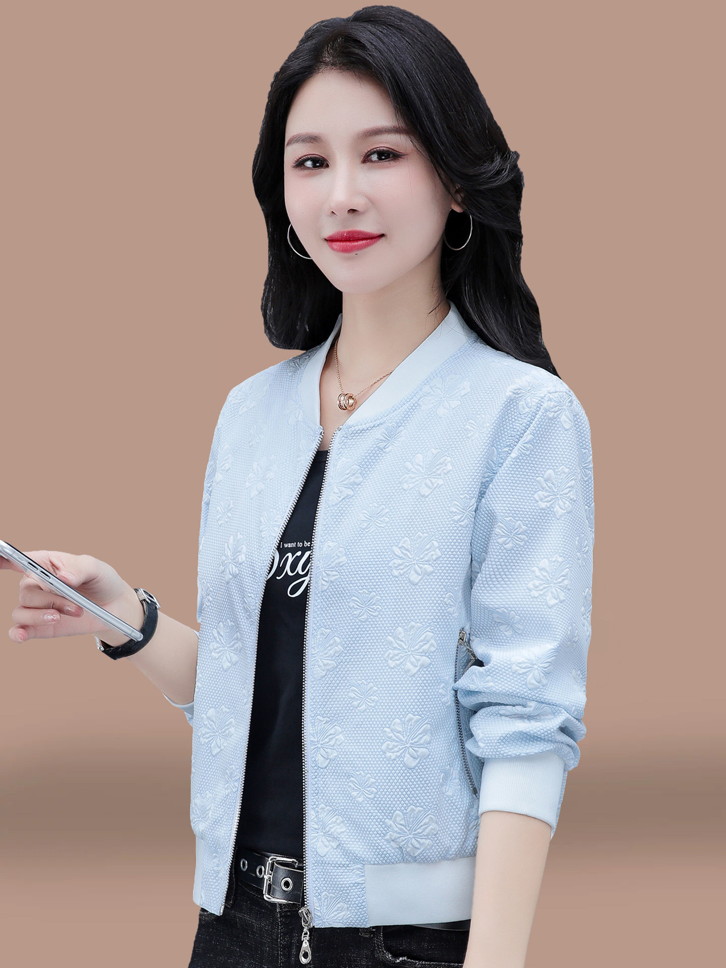 Chanel-Style Short Jacket for Women, Spring and Autumn Thin Style, 2026 New Early Spring Baseball Jacket, Petite Top