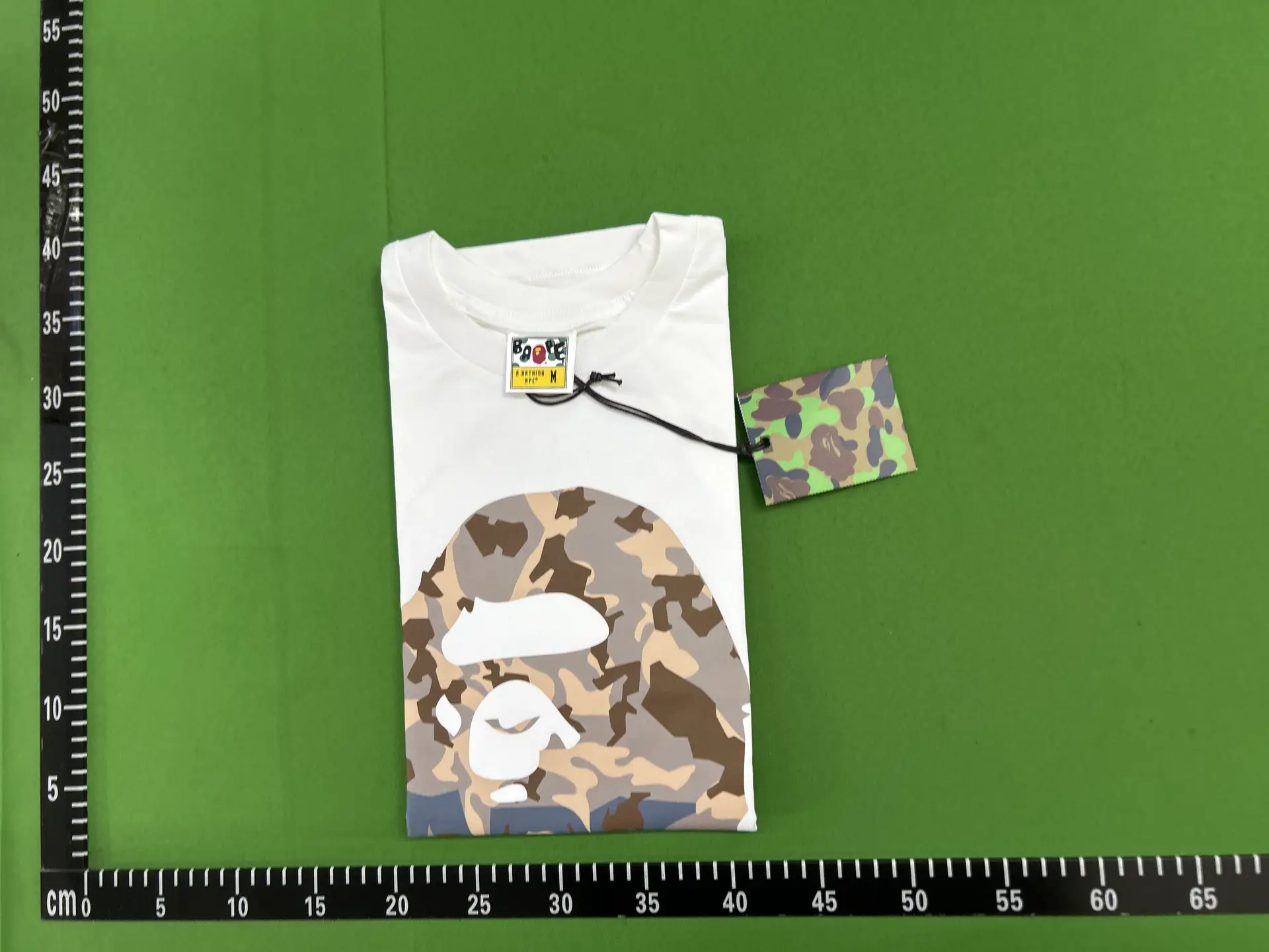 A Bathing Ape Camo Shark T-Shirt