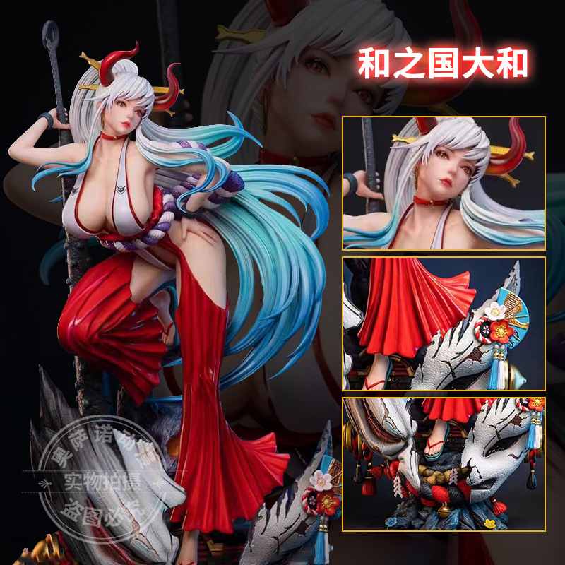 One Piece Series High Quality GK Hand-made Statue Kado Daughter Standing Posture and Anime Gift Hand-made Model Ornaments