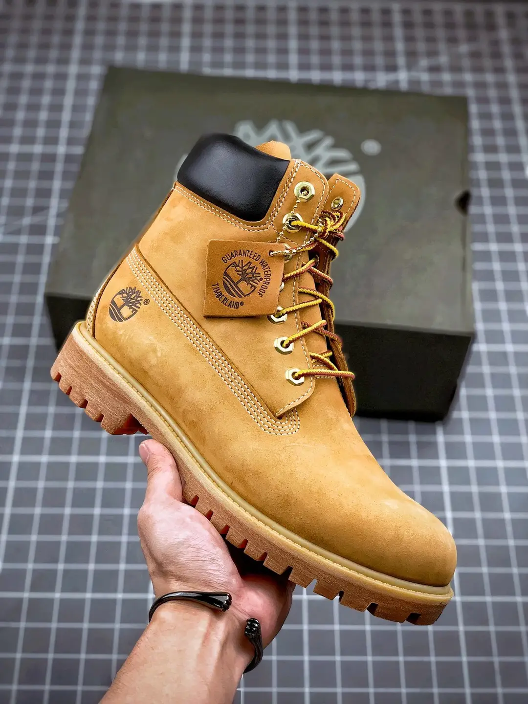 Classic Big Yellow Boots High-quality 1:1 version, complete set of packaging