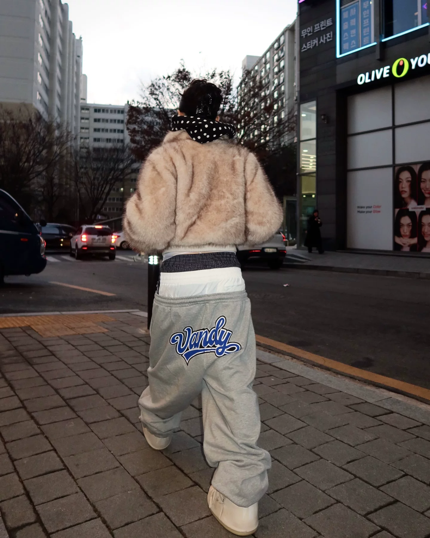 Protocol? Index collaboration Vandy three waisted casual pants badge embroidery American casual thick cotton pants straight leg pants