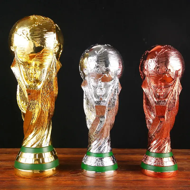 2026 Hercules Cup World Cup 1:1 Trophy Model Messi C Ronaldo Sports Lottery Shop Football Decoration Ornament
