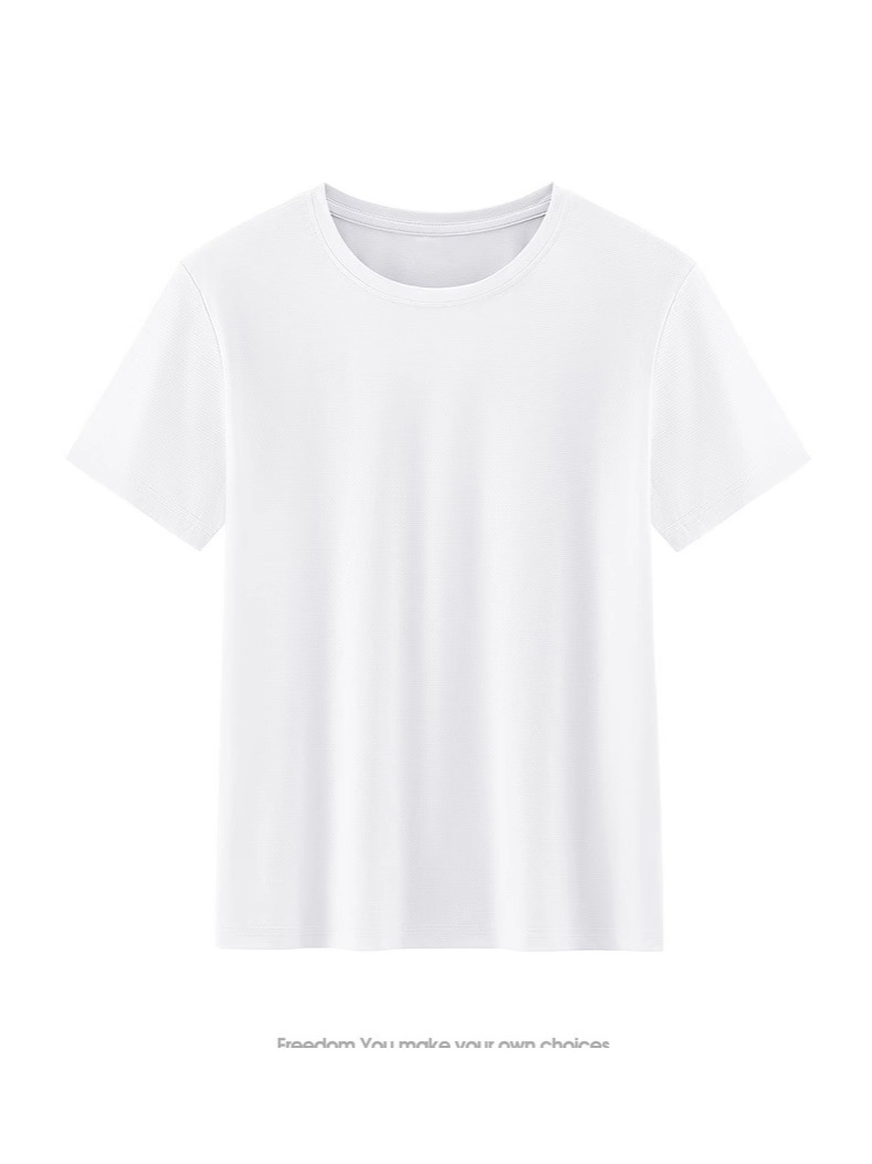 2025 New Summer Sports Tops Short-Sleeved Women's Round Neck Short-Sleeved Ice Silk Quick-Drying T-Shirt Tops