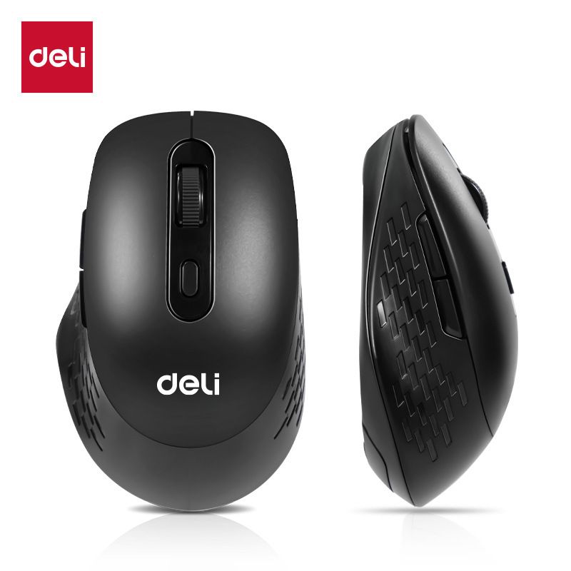 Deli 2213Es Wireless Mouse for Laptop and Desktop Pc, Gaming and Entertainment Comfortable Optical Mouse