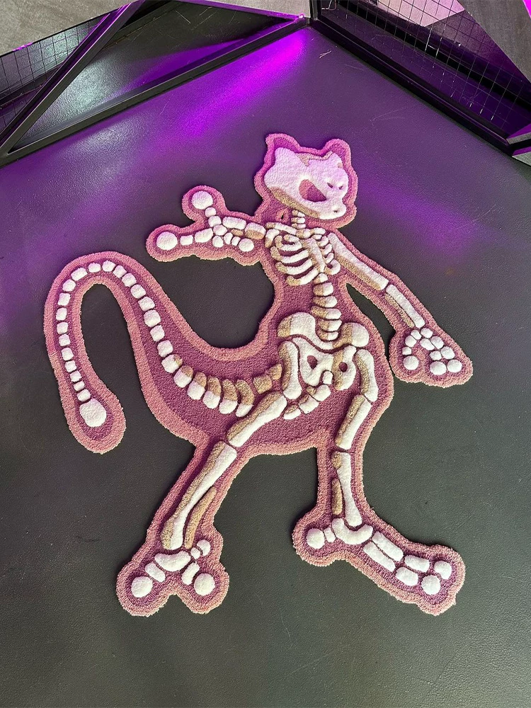 Unwelcome&Mats Ultra Dream Skeleton 3D Handmade Carpet Pokemon Creative Birthday Gift