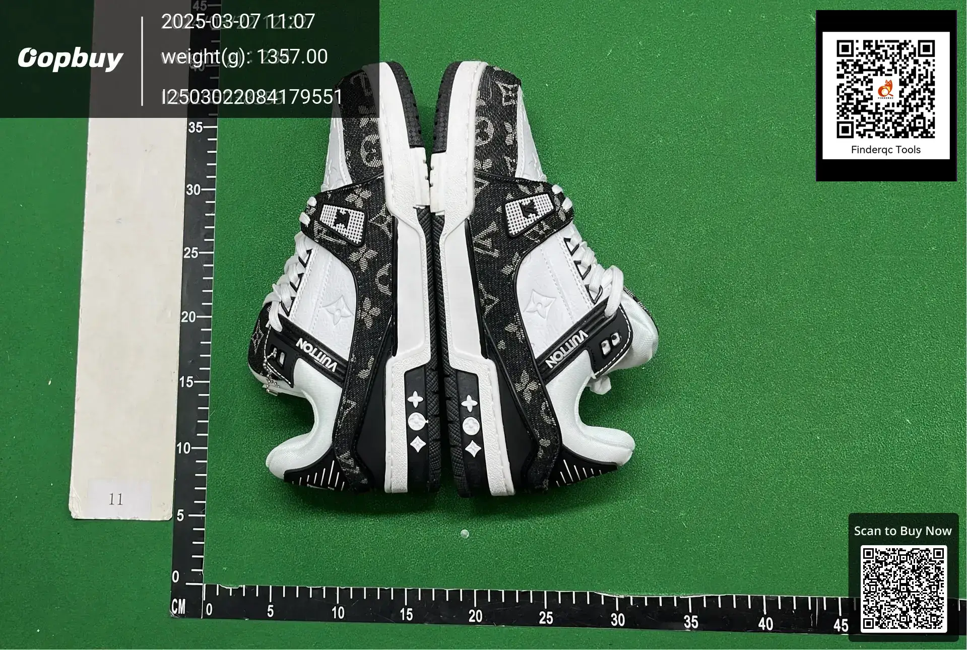 Louis Vuitton LV Trainer White Monogram