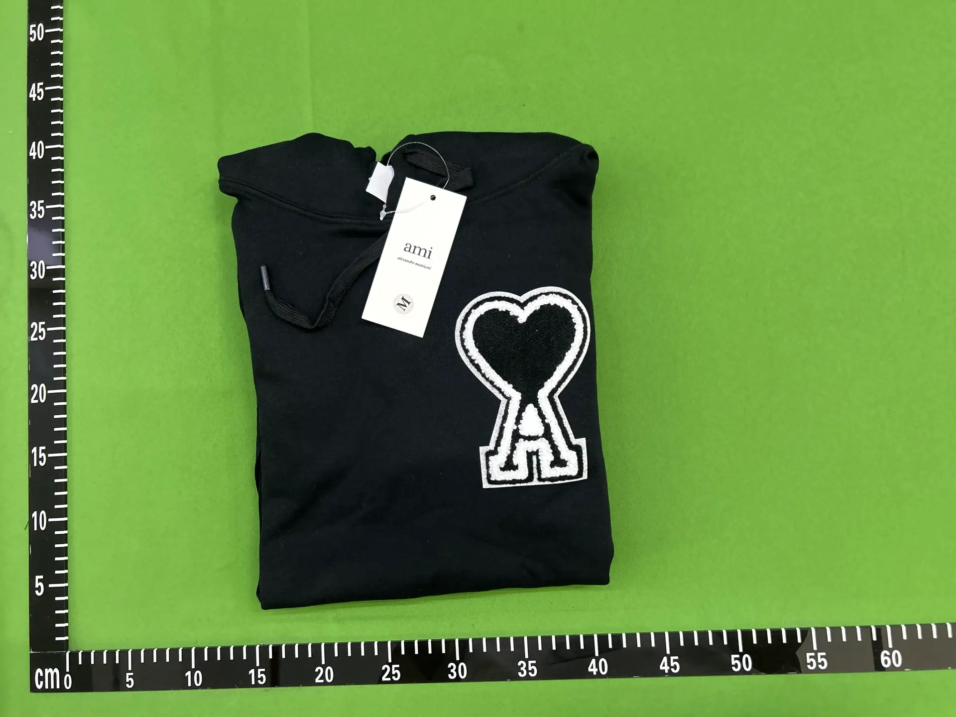 Ami Paris Ami de Coeur Hoodie Black