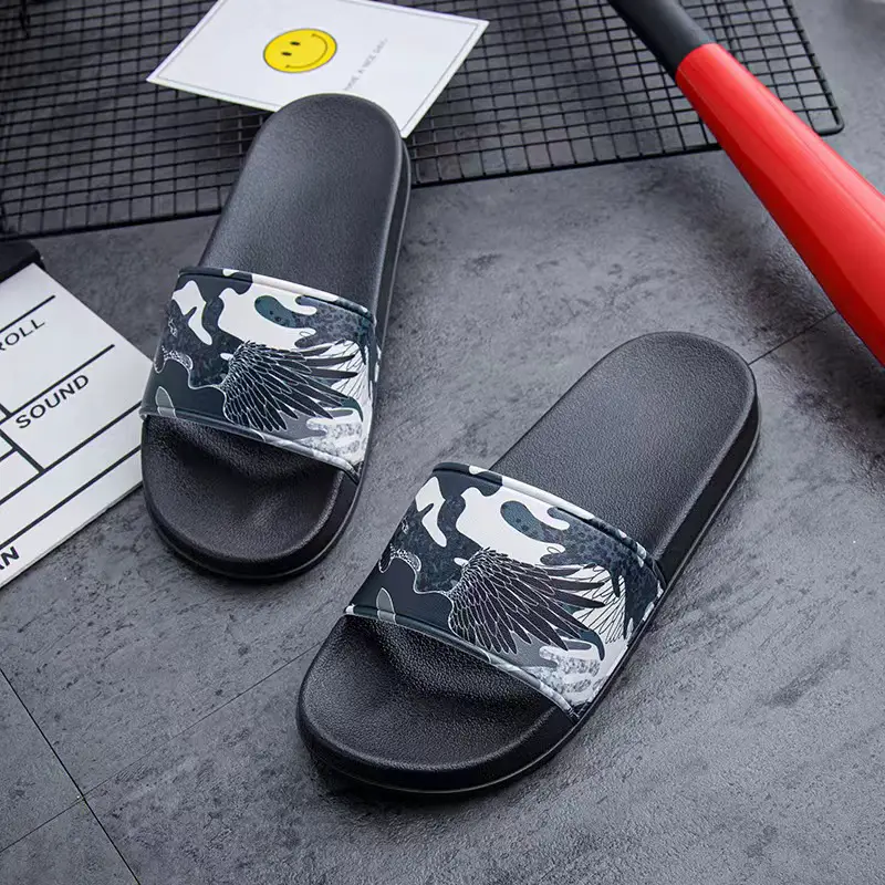 Summer Couple Plus size Sandals for Men and Women Outwear K-style Popular Graffiti Home Students Fashion Easiest for match Flop